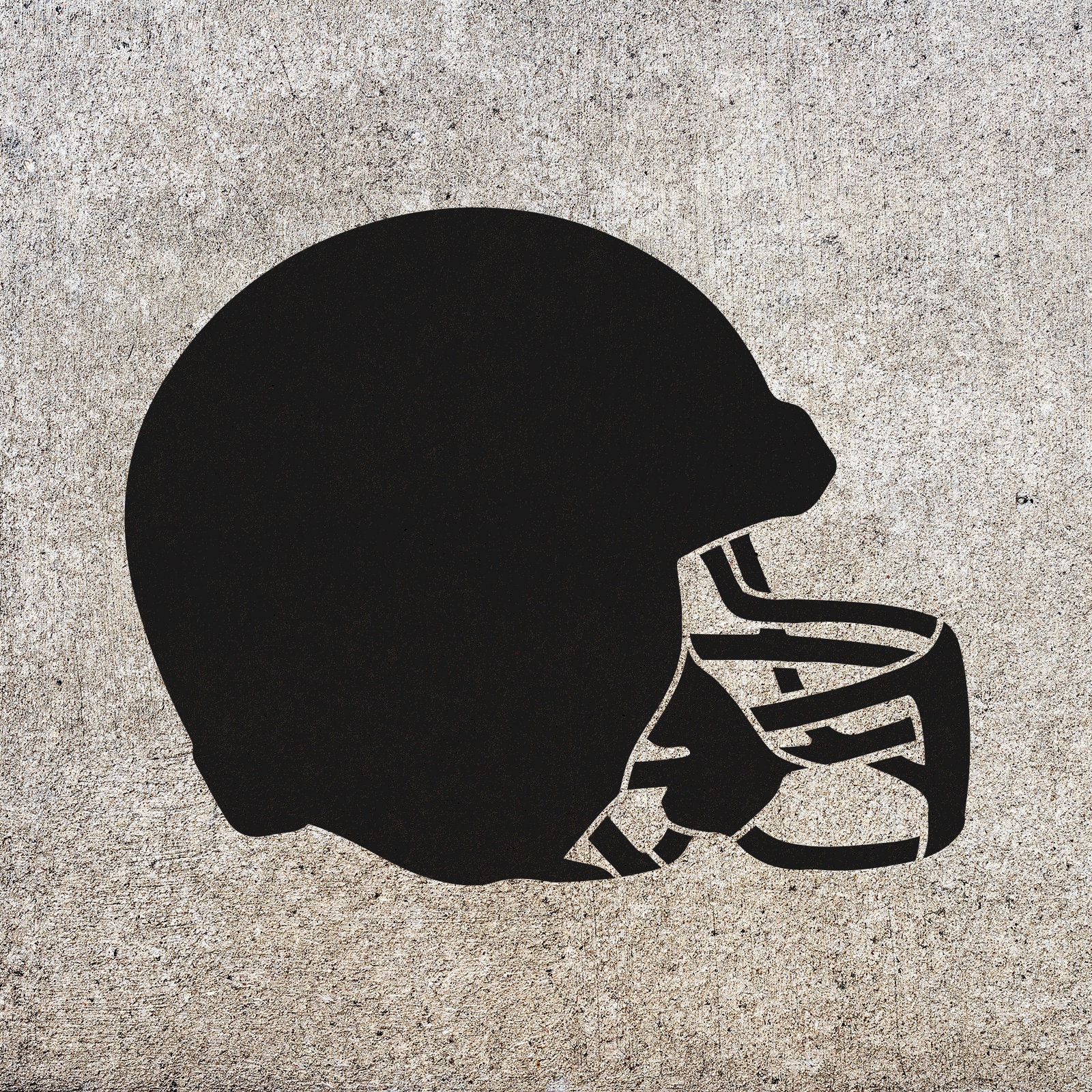 Football Helmet Stencil Reusable DIY Craft Stencils of a - Etsy