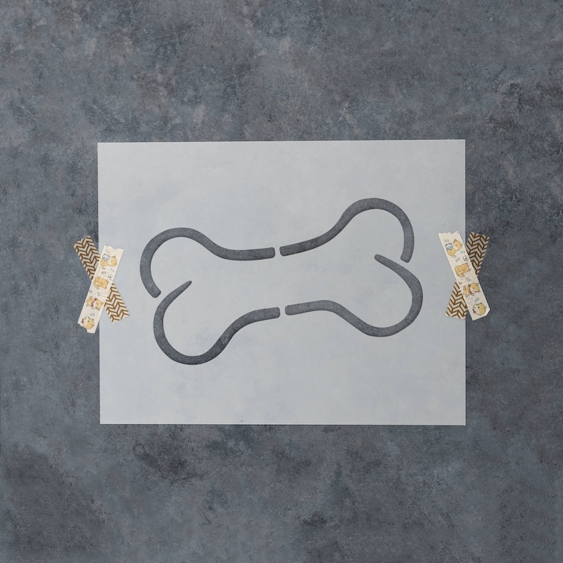 Hund Knochen Schablone wiederverwendbar DIY Handwerk - Etsy.de