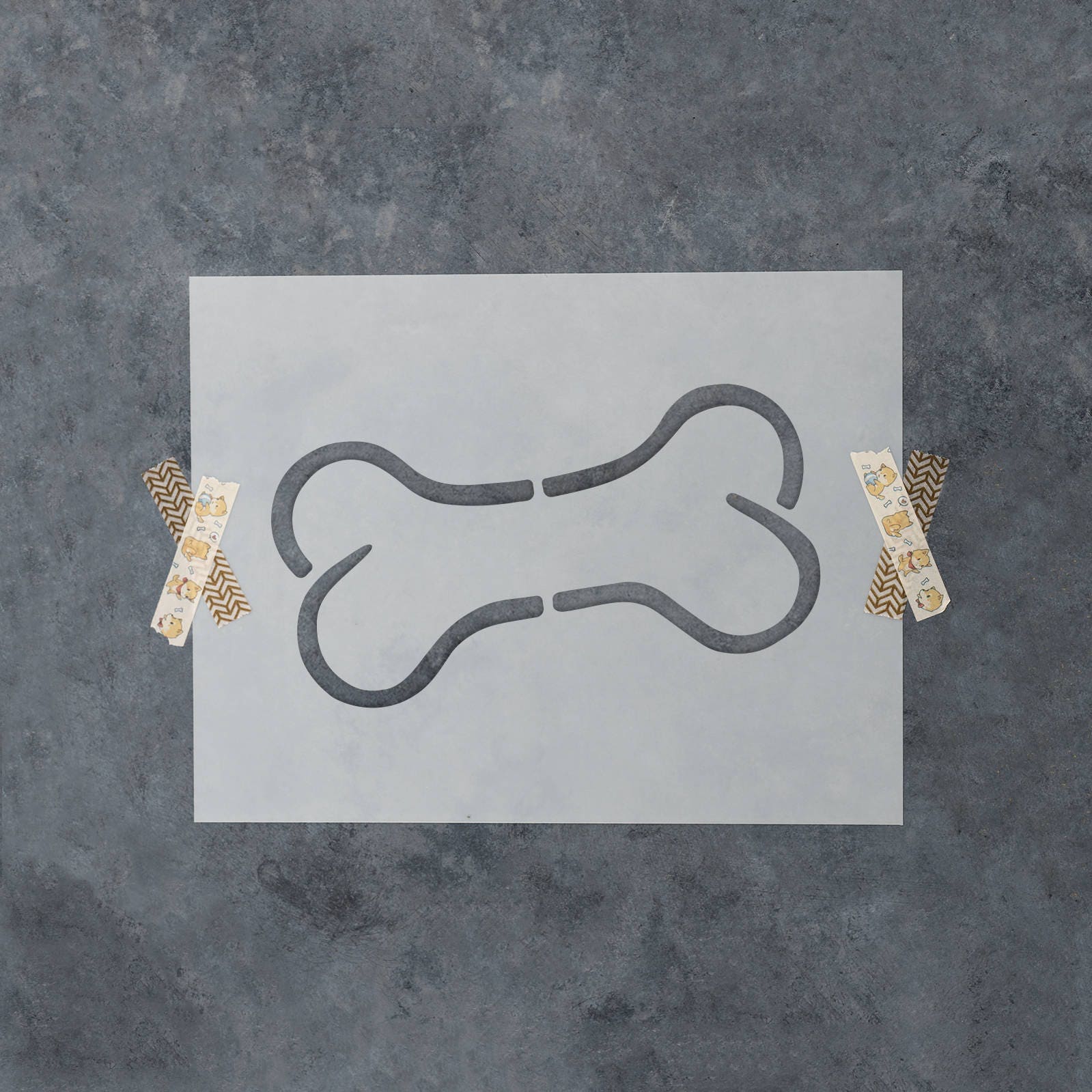 Dog Bone Stencil Reusable DIY Craft Stencils of a Dog Bone - Etsy
