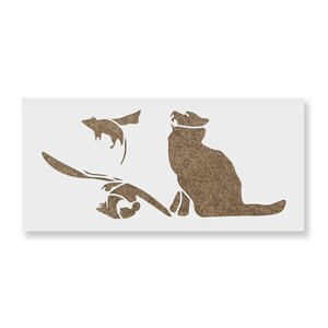 Cat Mouse Banksy Stencil - Graffiti Art, Urban Stencil, Banksy Prints, Graffiti Stencil, Banksy Wall Art, Stencils, Banksy Canvas