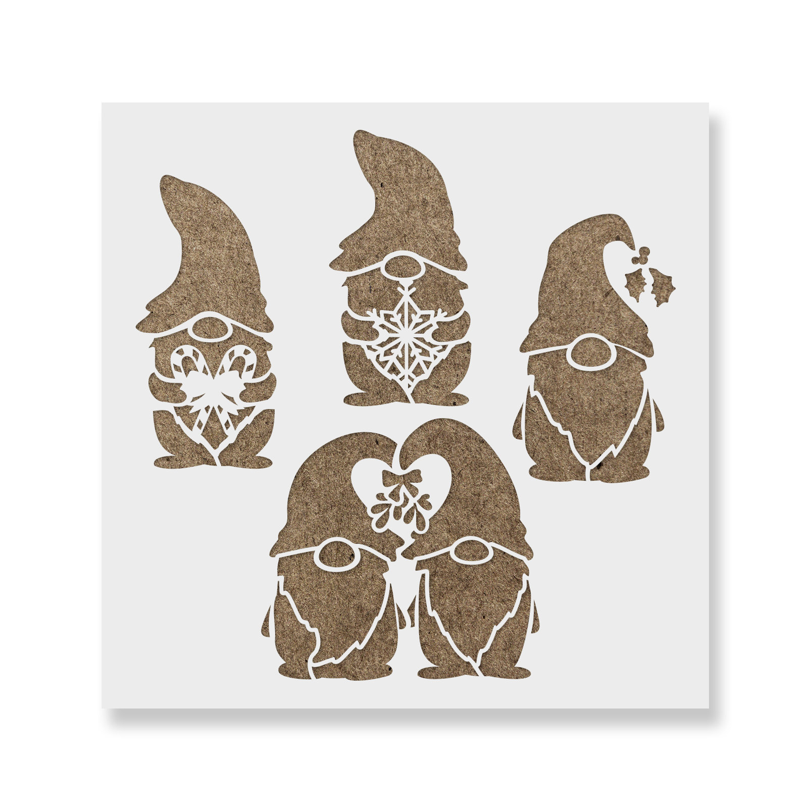 Christmas Gnomes Stencil Reusable Stencils for Painting Etsy