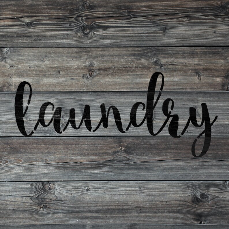 Laundry Stencil Reusable DIY Craft Sign Stencils Of The Word Etsy laundry-stencil-reusable-diy-craft-sign-stencils-of-the-word-etsy