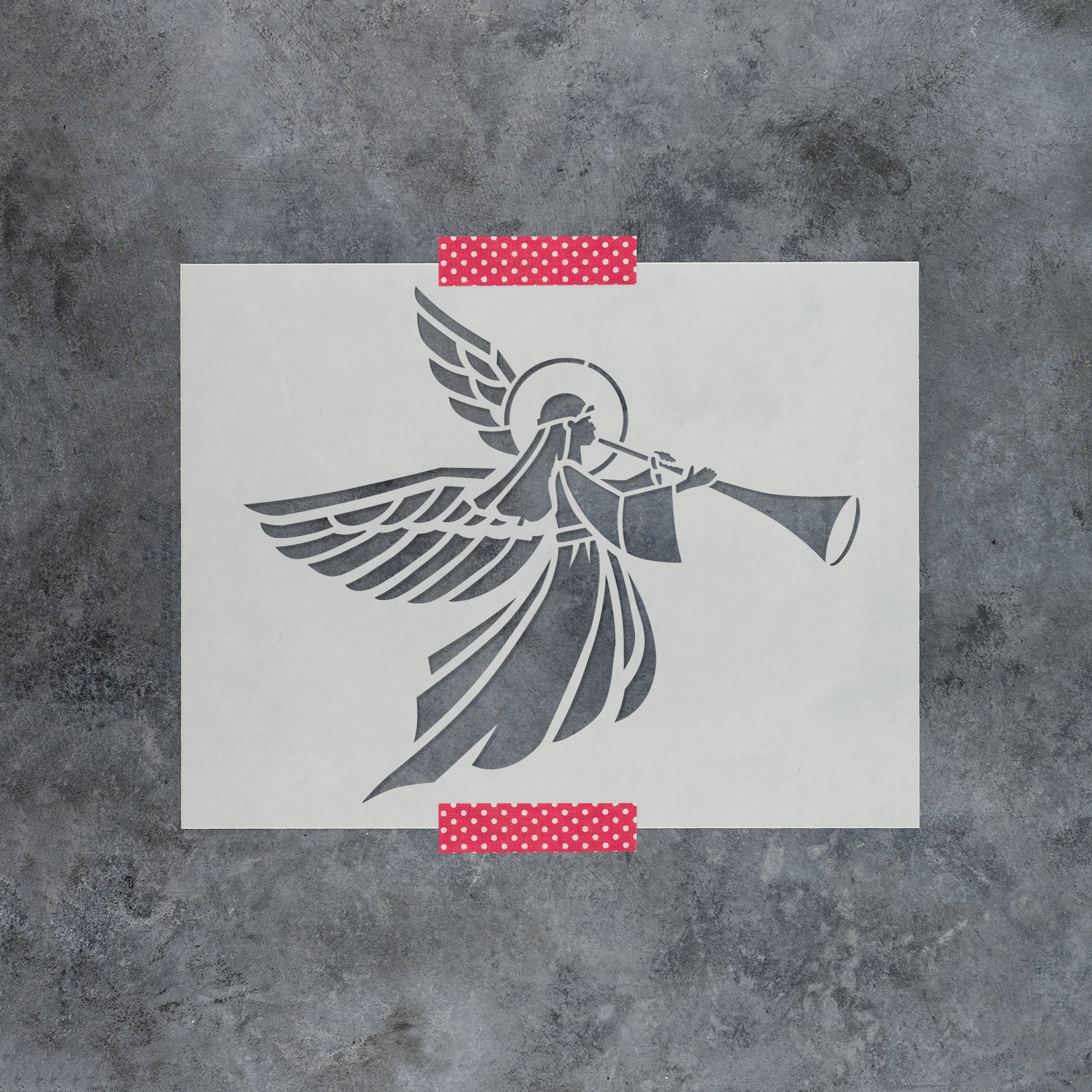Christmas Angel Stencil