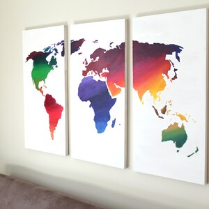 World Map Stencil Reusable Map of the World, World Map Stencil, Large Sizes Available Great World Map Decal Alternative image 4