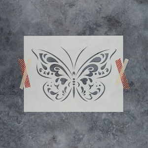 Butterfly Stencil - Reusable Butterfly Stencils, Large Butterfly Stencils, Butterfly Design Stencil Template, Butterfly Painting Stencil