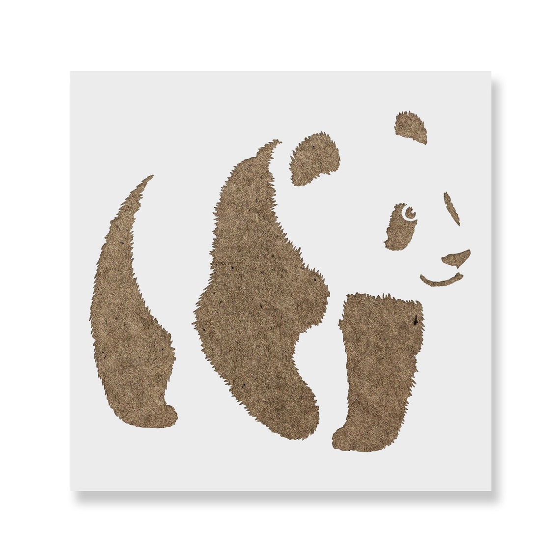 Panda Stencil Reusable DIY Craft Stencils of a Panda Bear Etsy
