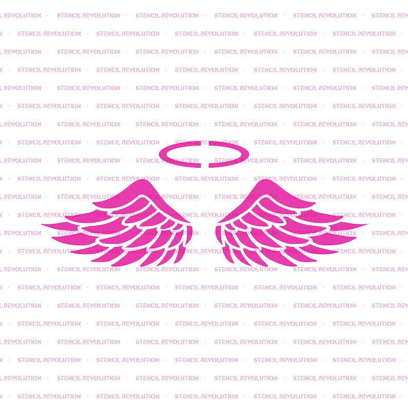 Angel Wings Stencil Reusable DIY Craft Stencils of Angel - Etsy
