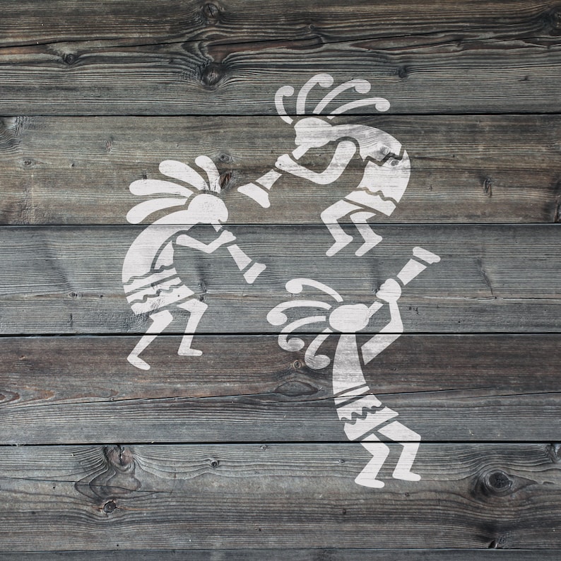 Kokopelli Stencil Reusable DIY Craft Stencils of Kokopelli - Etsy
