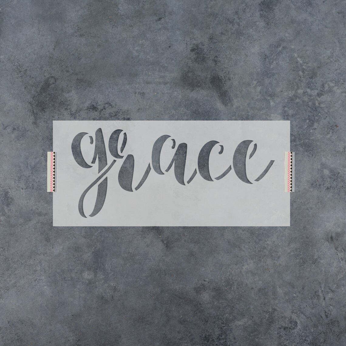 Extended Grace Lettering Grace Word Stencil Template for Signs, Lettering, Crafts, Painting ...