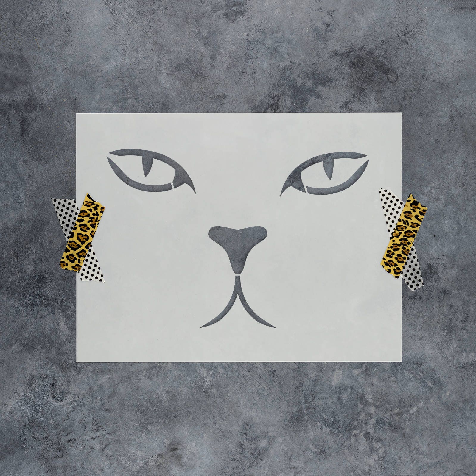 cat-eyes-stencil-reusable-diy-craft-stencils-of-cat-eyes-etsy