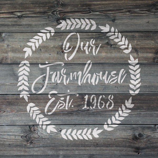 Our Farmhouse Stencil - Reusable & Durable Farmhouse Stencils for Sign Making