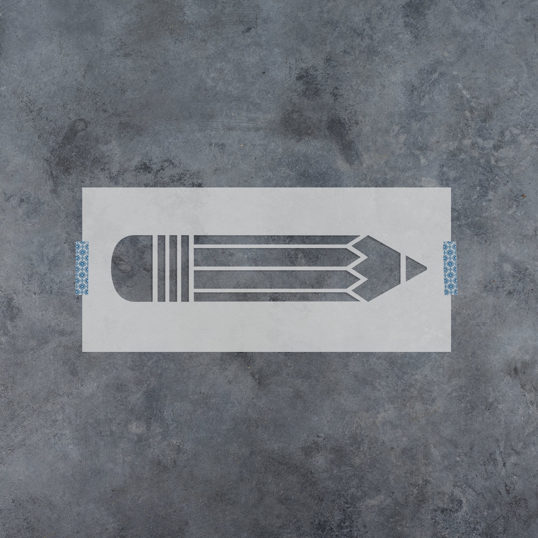 Pencil Craft Stencil Pencil Stencils for Crafts, Mylar Pencil Stencil
