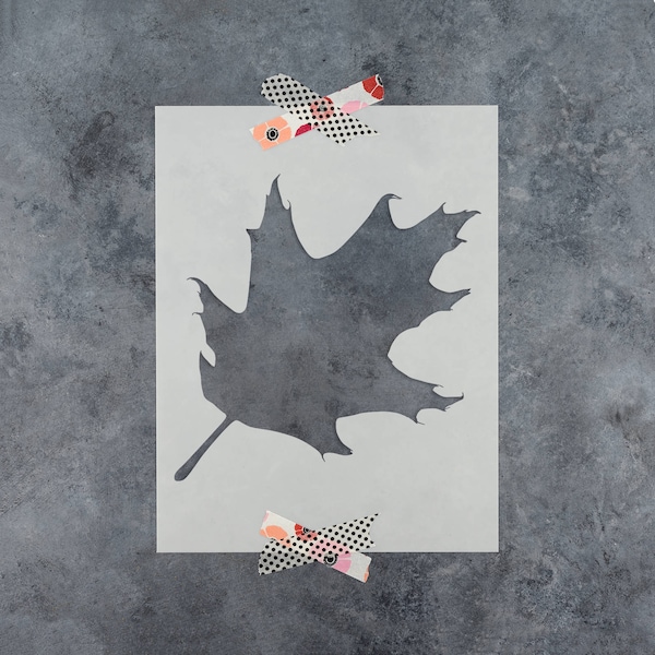 Oak Leaf Stencil - Leaf Stencil, Oak Leaf Stencil, Leaves Stencil, Oak Leaf Stencils, Large Leaf Stencils