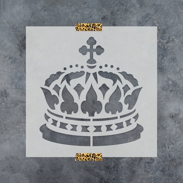 Crown Stencil Etsy