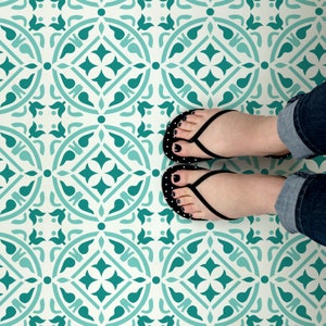 Maria Tile Stencil - Reusable Tile Stencils, Floor Stencil Designs, Floor Tile Stencil, Floor Stencils, Tile Stencil, Floor Stencils Large