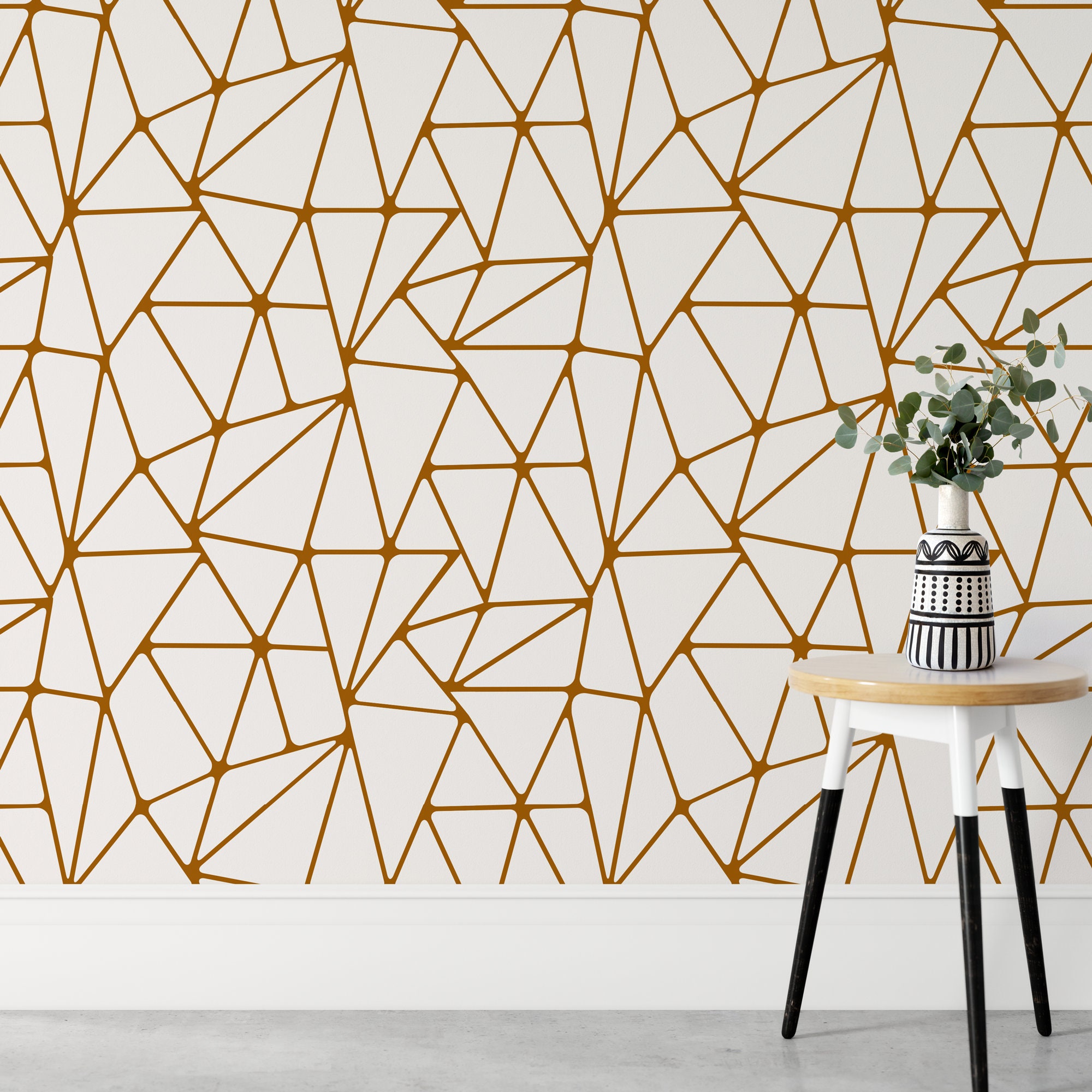 FINGERINSPIRE Pochoir De Peinture à Bordure Géométrique Samoan