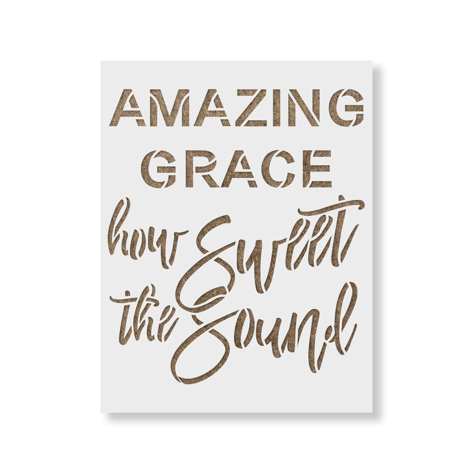 Amazing Grace Stencil Amazing Grace Sign Amazing Stencil - Etsy