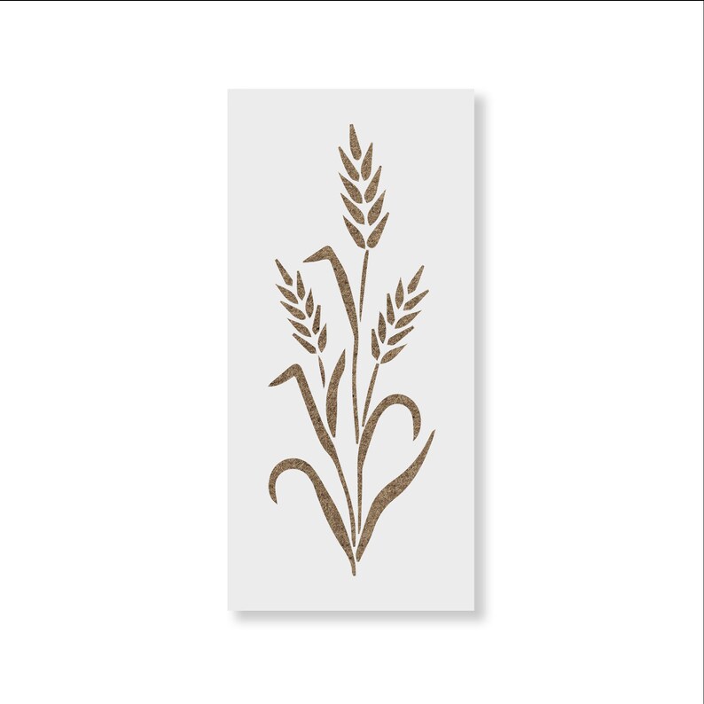 Wheat Pattern Stencils – 7-Style Reusable Painting Template For Farmhouse Decor & Crafts