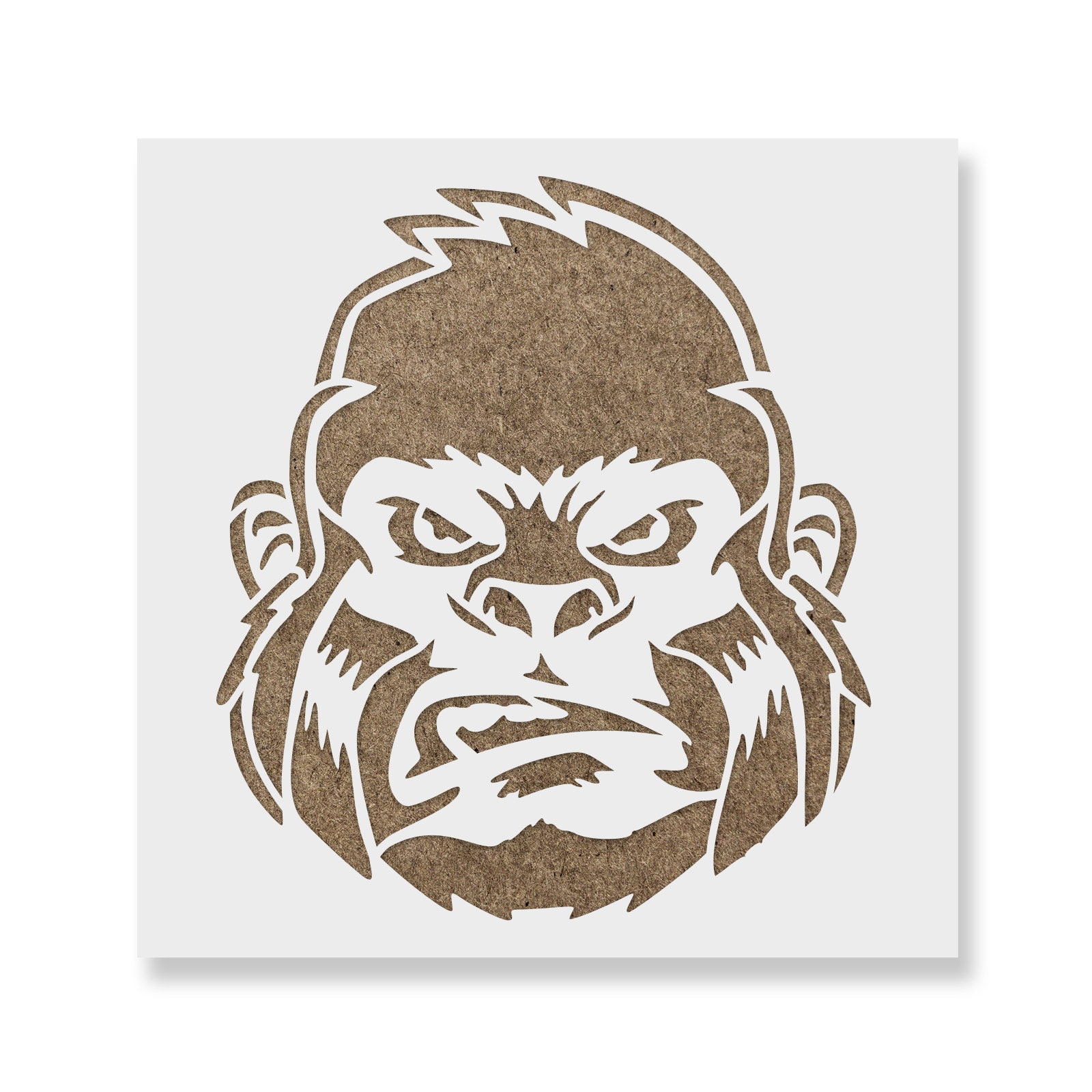 gorilla-stencil-reusable-diy-craft-stencils-of-a-gorilla-etsy