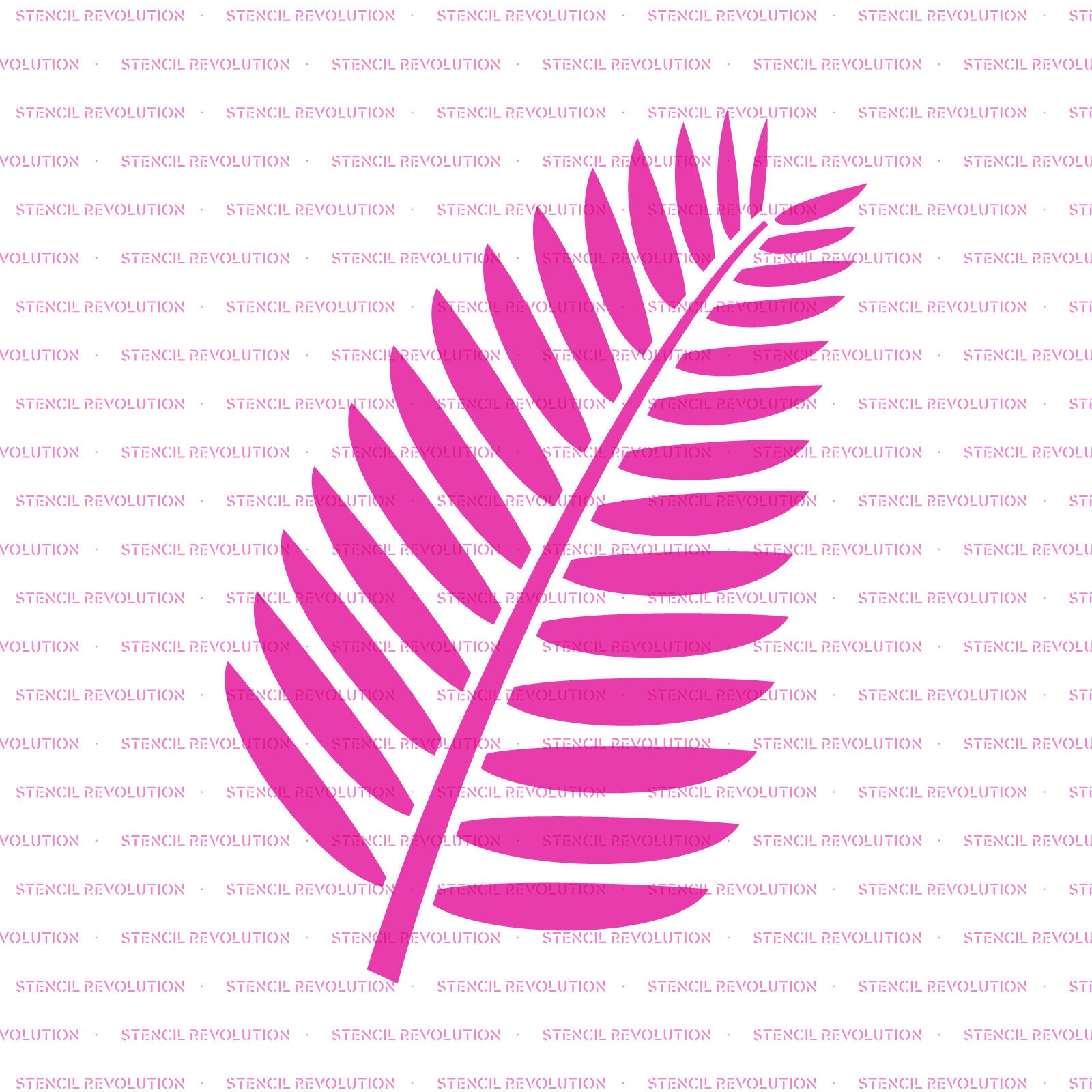 Tropical Leaf Stencil Reusable DIY Craft Tropical Stencils of a Leaf