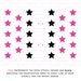 Rounded Star Pattern Stencil - Reusable & Durable DIY Craft Wall ...