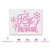 Feliz Navidad Snowflakes Stencil - Christmas Stencils Templates, Merry ...