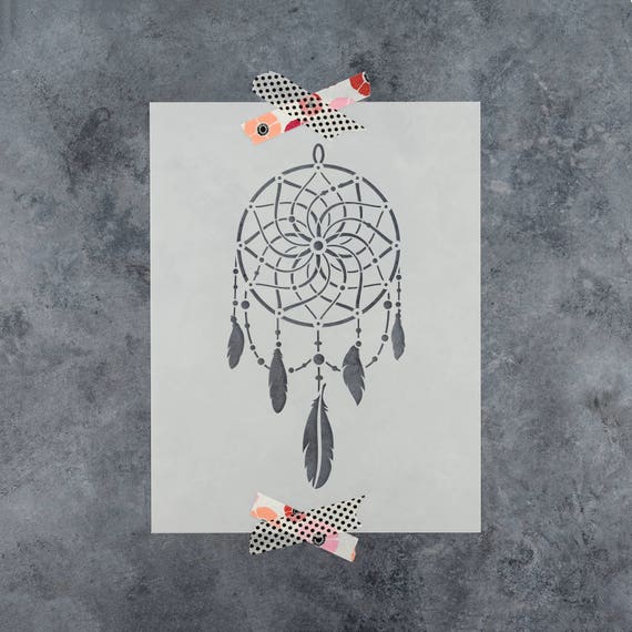 Dream Catcher Stencil Reusable DIY Craft Stencils of a | Etsy