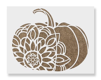Mandala Pumpkin Stencil for Painting Reusable Stencils DIY Fall Home Decor Craft Template