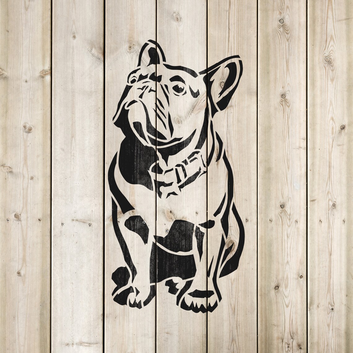 Sassy French Bulldog Stencil Reusable Stencils for Painting Etsy