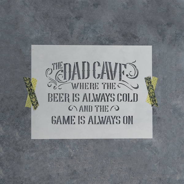 Man Cave Stencils - Etsy