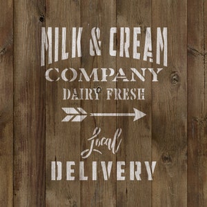 Milk and Cream Stencil - Milk Stencil, Cream Stencil, Milk and Cream ...