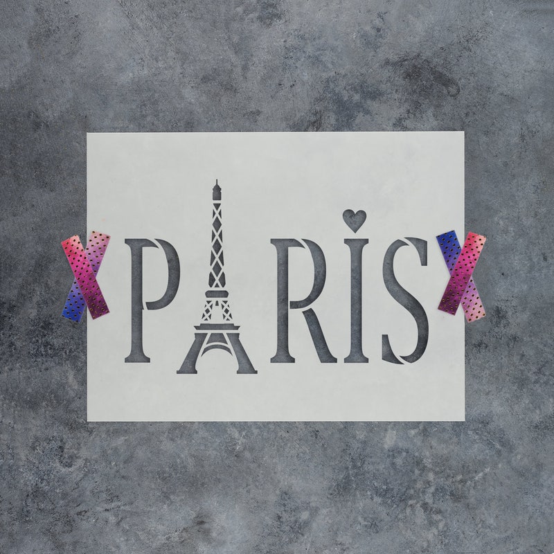 Paris Stencils - Etsy