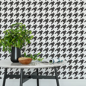 Houndstooth Wall Stencil - Houndstooth Stencil, Houndstooth Pattern, Pattern Stencils, Houndstooth Stencils, Wall Stencils