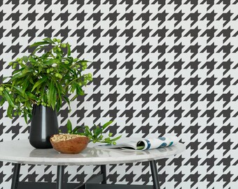 Houndstooth Wall Stencil - Houndstooth Stencil, Houndstooth Pattern, Pattern Stencils, Houndstooth Stencils, Wall Stencils