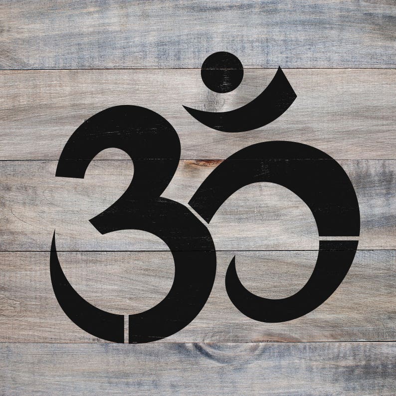 Om Symbol Stencil Reusable DIY Craft Stencils of an Ohm - Etsy