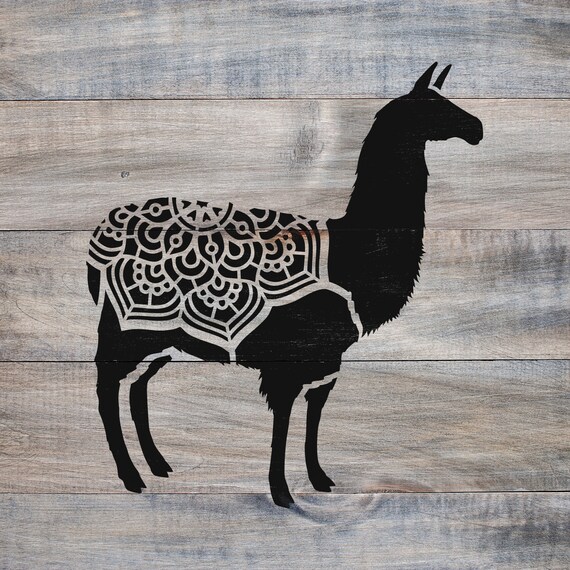 Llama Stencil Craft Llama Stencils, Large Llama Stencils, Farm Animal,  Animal Stencil, Llama Mandala, Mandala Stencil - Etsy Denmark