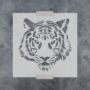 Paint Custom Stencil Art Reusable Color 11x9 Draw Tiger Pattern Stencil Paint Custom Stencil Art Reusable Color 11x9 Draw Tiger Pattern Stencil