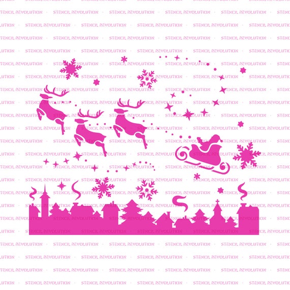 Santa Nochebuena Plantilla Artiques artesanales de bricolaje - Etsy México Santa Nochebuena Plantilla Artiques artesanales de bricolaje - Etsy México