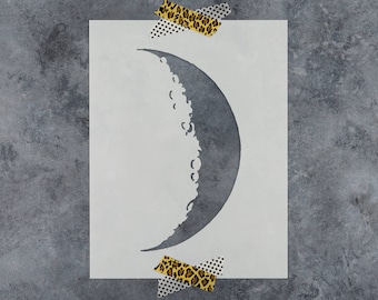 Crescent Moon 783-937 Stencil - Etsy