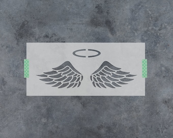 Angel Wings Stencil for Painting, Reusable Wings Stencils for Crafts, Art, and Wall Designs