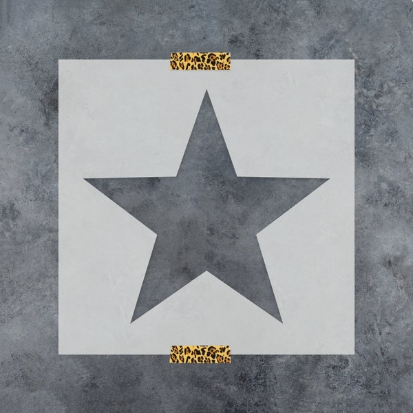 Star Stencil - Reusable Star Stencils, Star Stencil Walls, Large Star Stencil, Different Size, Star Stencil Template, Small Star Stencil