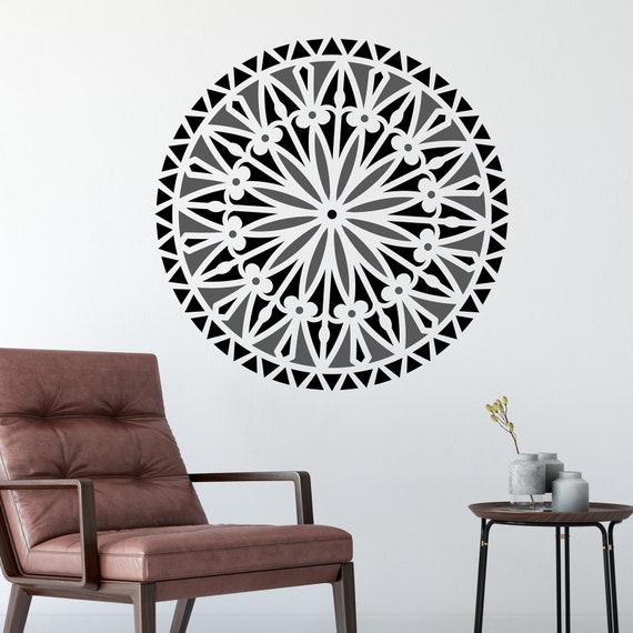 Bellis Mandala Stencil Mandala Stencils, Mandala Craft Stencil