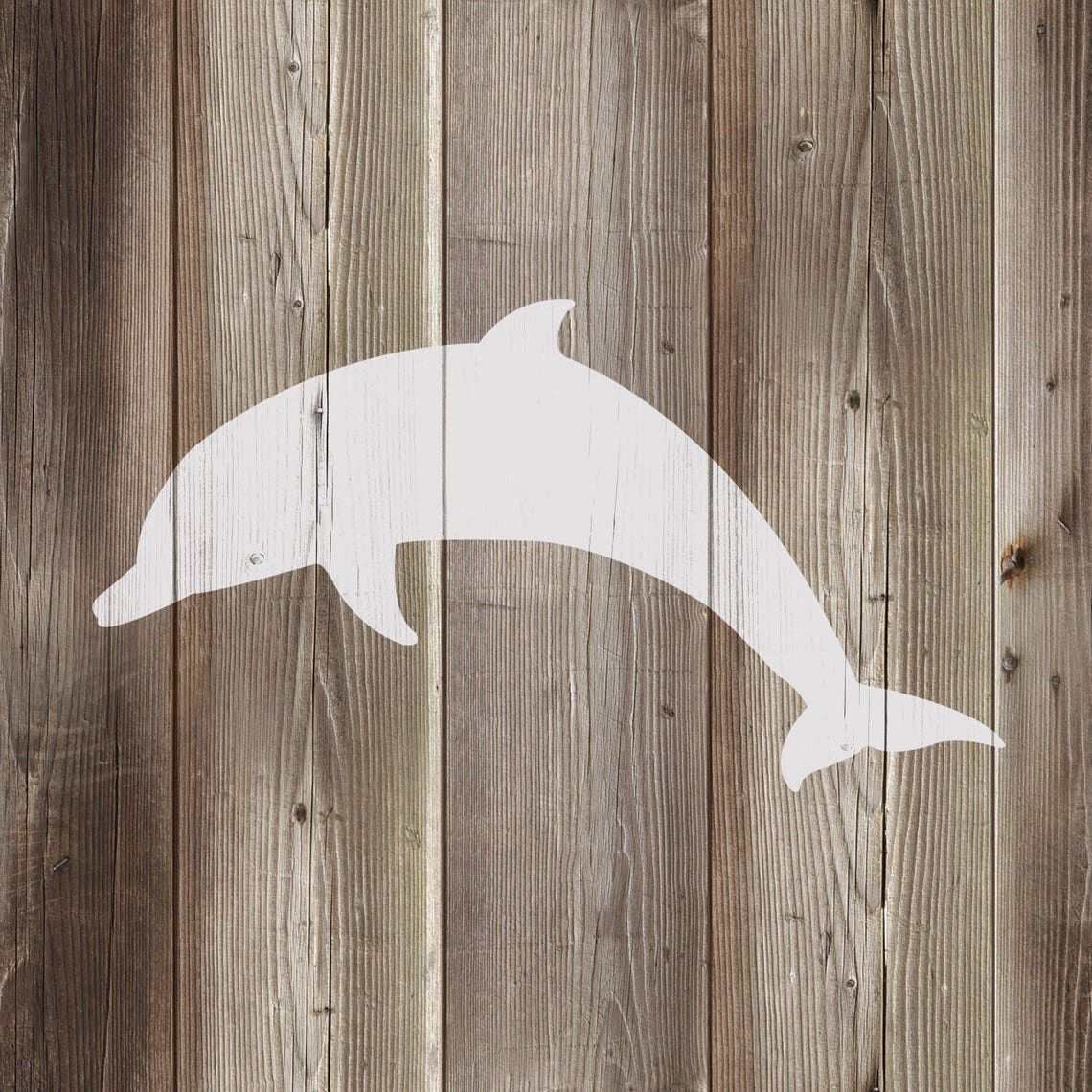 Dolphin Stencil Reusable DIY Craft Stencils of a Dolphin | Etsy