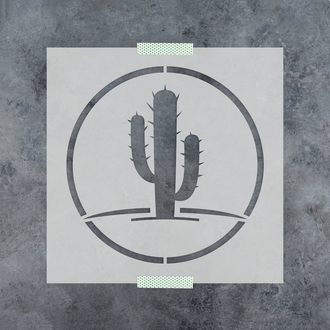 cactus-stencil-reusable-cactus-stencils-large-cactus-stencil-cactus