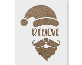 Santa Hat Craft Stencil - Reusable 12 Mil Mylar Stencil For DIY Christmas Projects - View #11