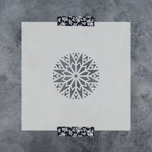 Star Christmas Ornament Stencil - Christmas Stencils, Star Stencil, Ornament Stencil, Holiday Stencil