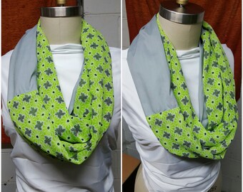 Acid Green & Jubilee Infinity Scarf
