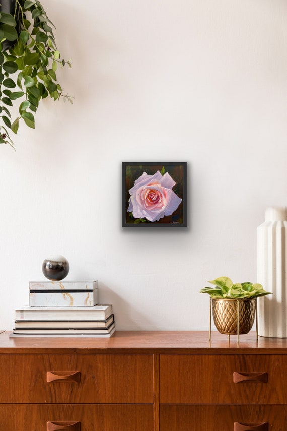 12x12 Wall Hanging Acrylic Art \u2014 Flower Power Acrylic Painting