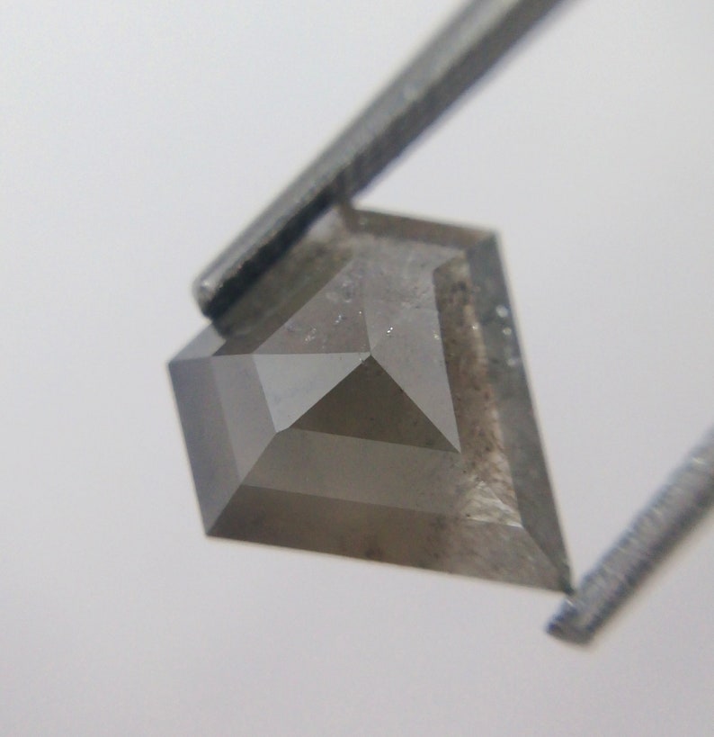 0.88 Ct Natural Diamond Shape Grey Color Diamond A306