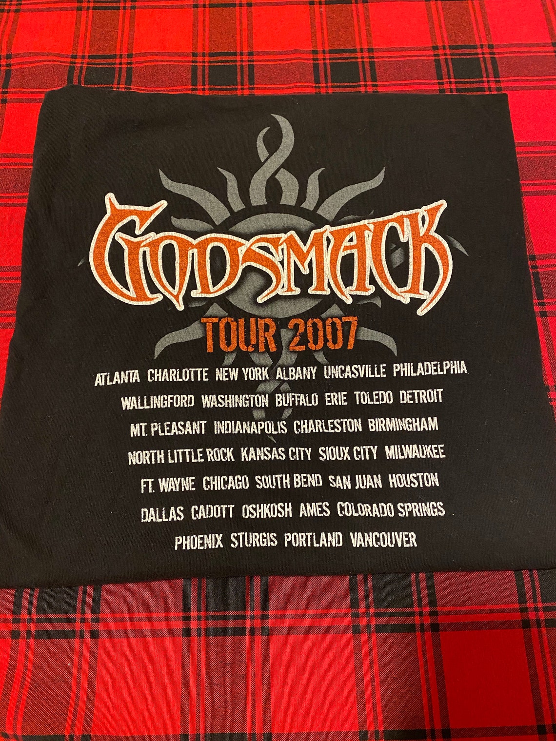 Godsmack Tour TShirt Men's 2XL Etsy